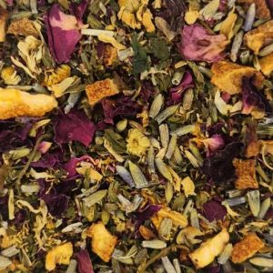 Celebrate the new Life with a floral tea paired with fragrant lavender, honey chamomile and subtle rose.