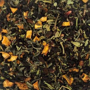 A light green tea with a hint of tangy hibiscus and refreshing citrus. Inspired by my wife’s favorite things this one is perfect for the summertime