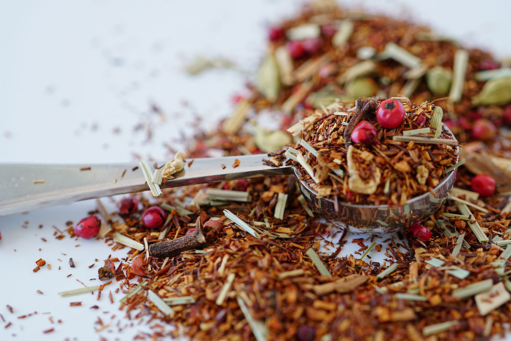 Tea Diffuser filled with tea blend