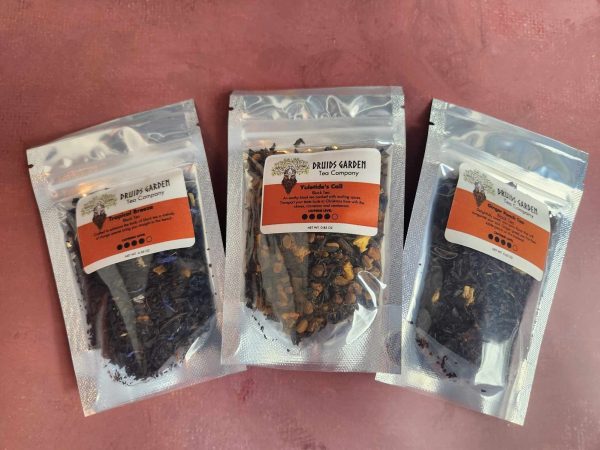 3 Clear Bags with Druids Tea